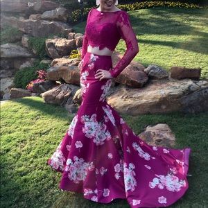 Sherri Hill Two Piece Prom Dress